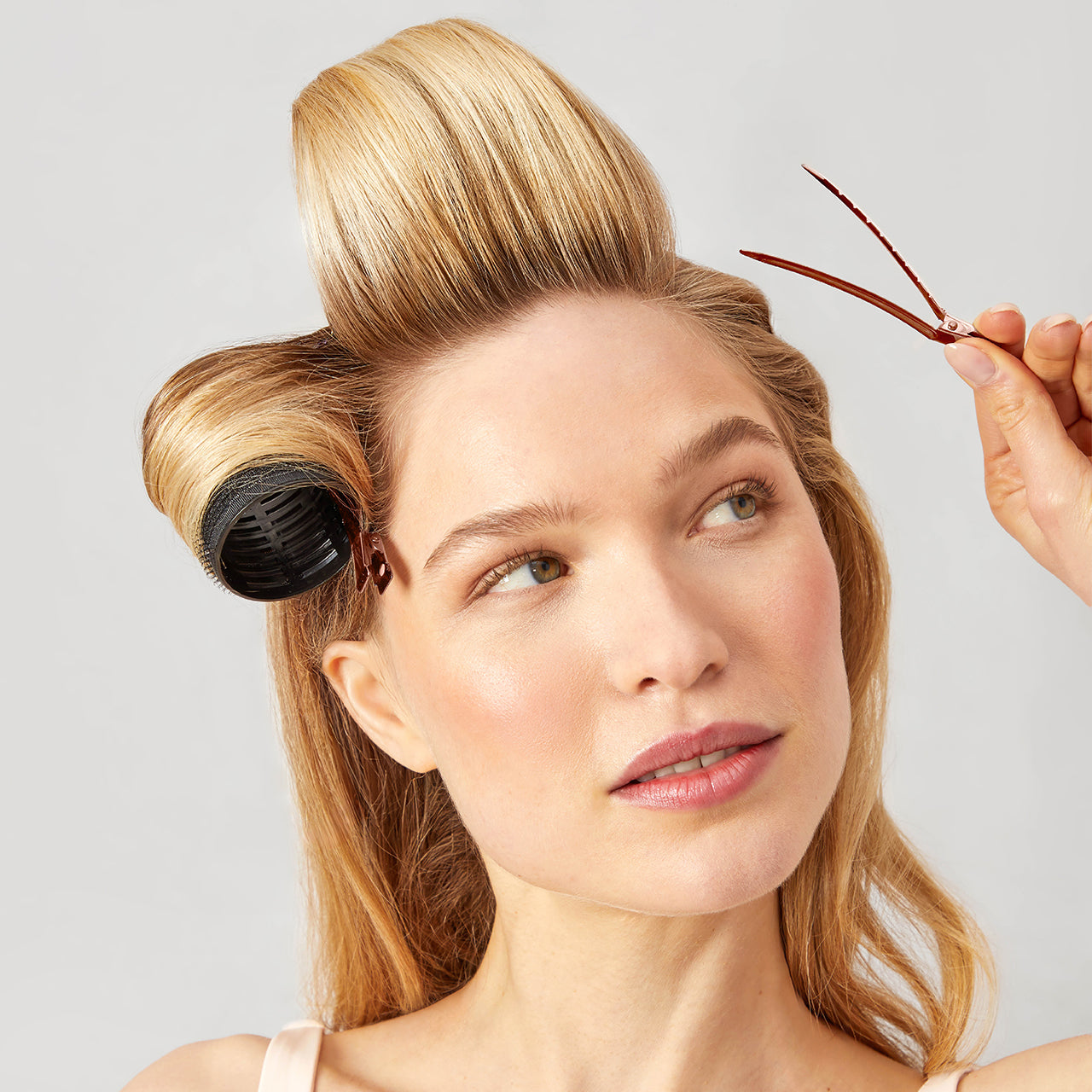 Lote de Rulos para el cabello y Pinzas de peluquería