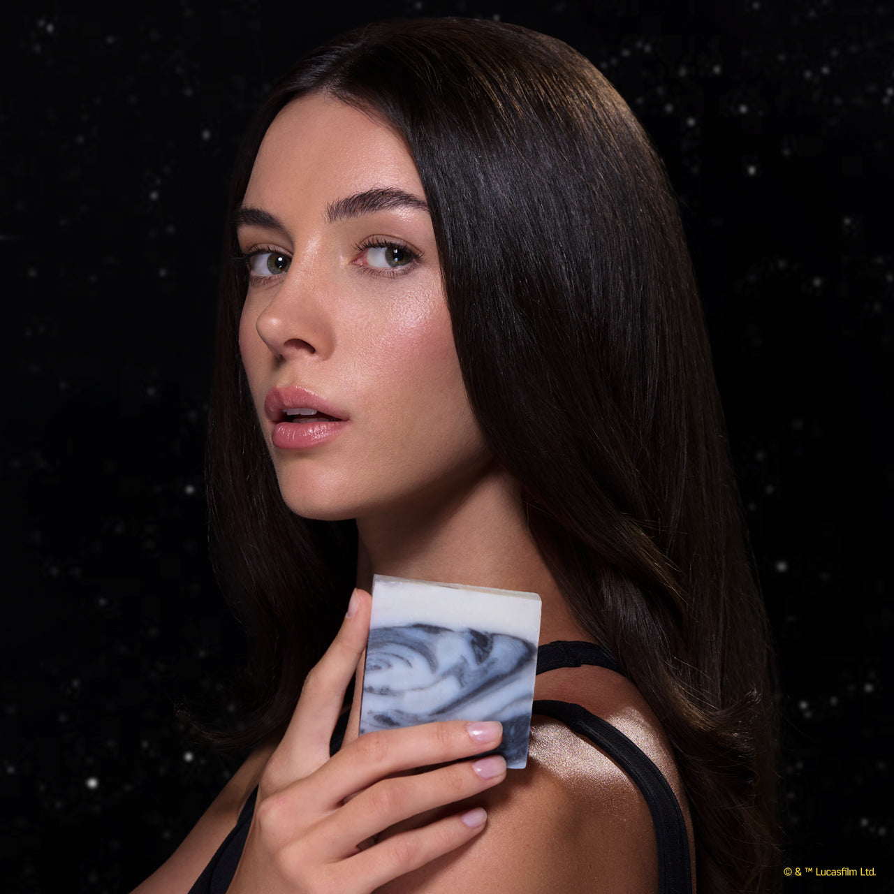 Star Wars™ & Kitsch Bagnoschiuma solido idratante al burro di karité - Stormtrooper Swirl