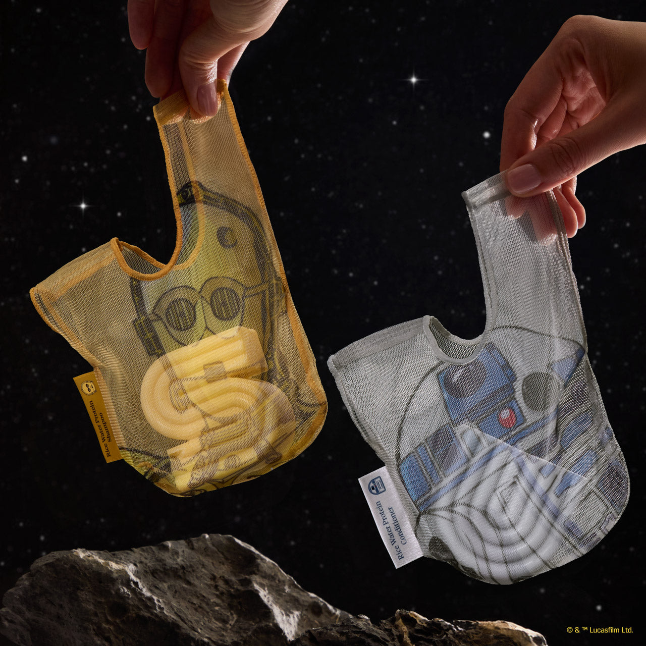 Star Wars™ & Kitsch Bolsa para champú sólido - C-3PO