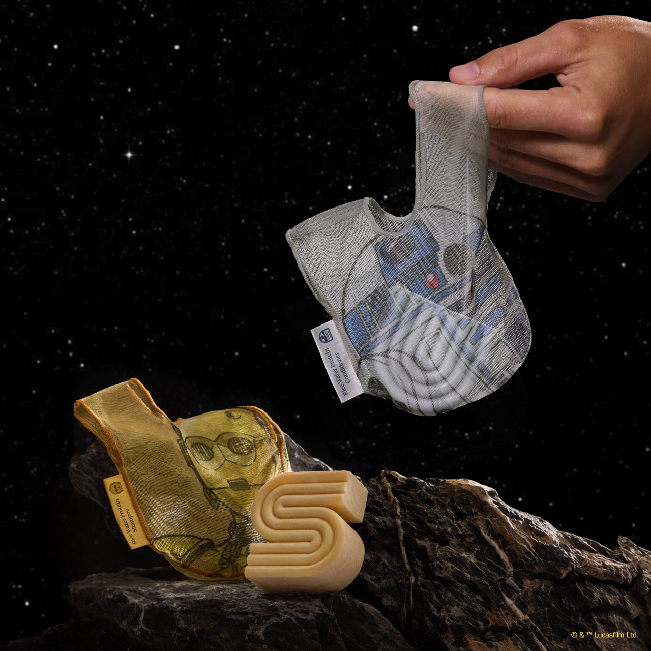 Star Wars™ & Kitsch Bolsa para champú sólido - C-3PO