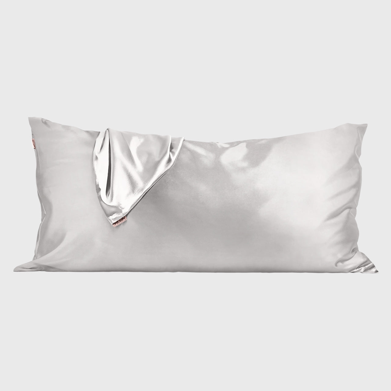 Kuddfodral King Satin - Silver