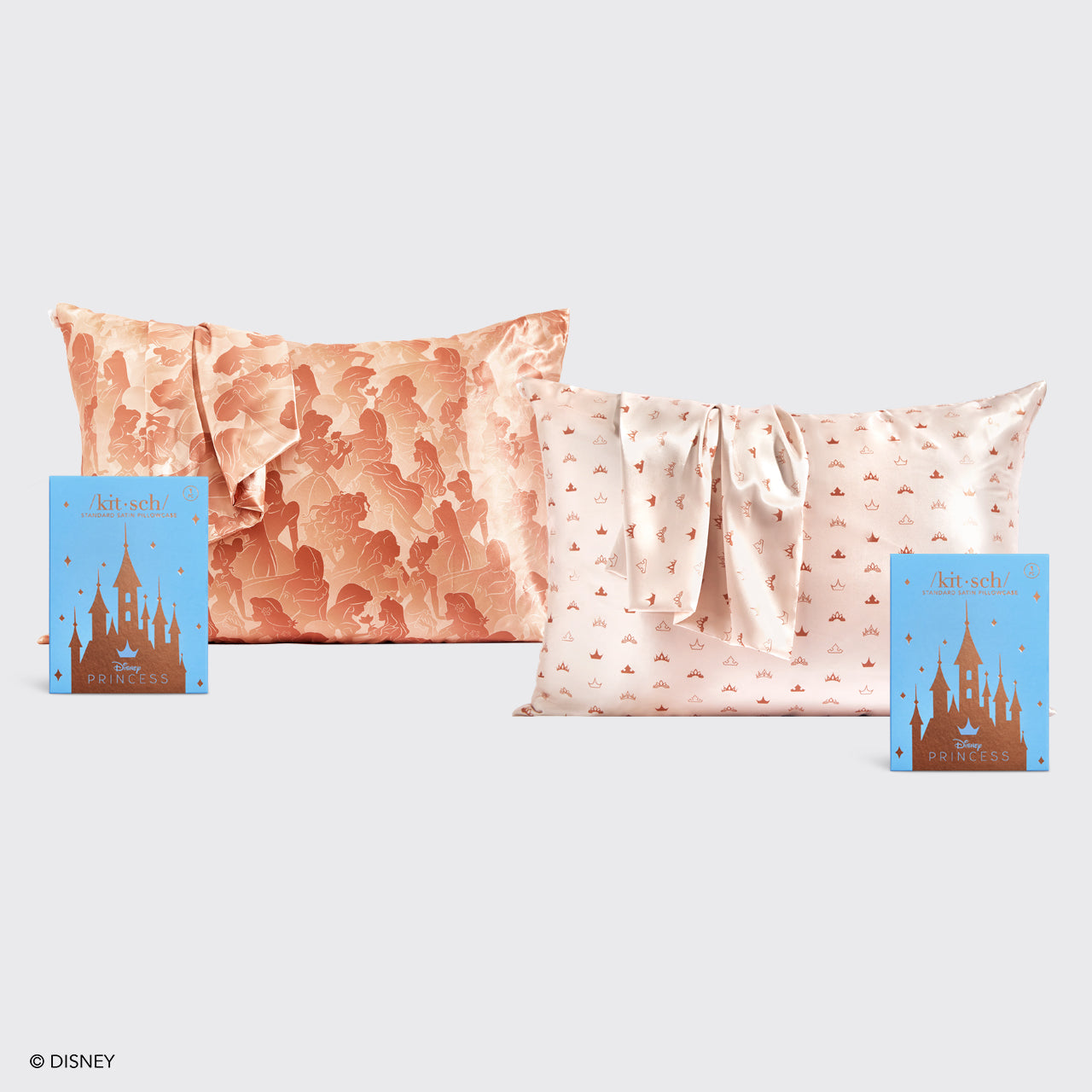 Kitsch x Disney Ensemble de taies d'oreiller en satin