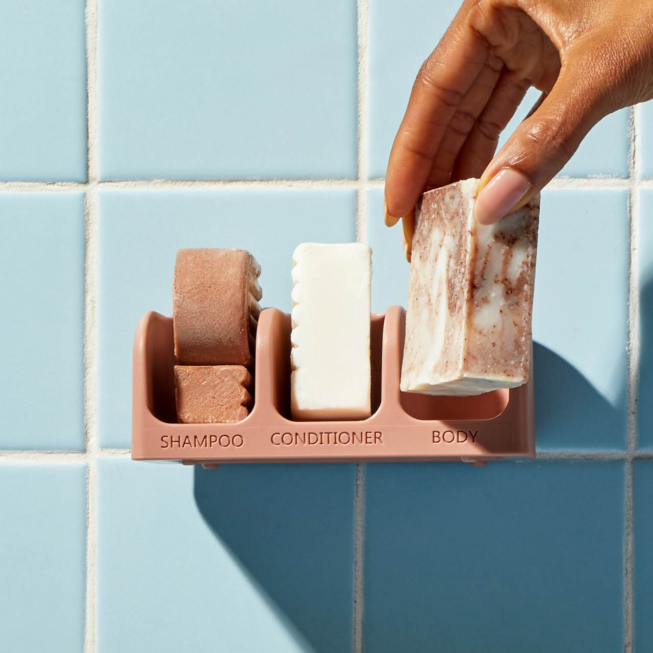 Porte-savon autovidant - Terracotta
