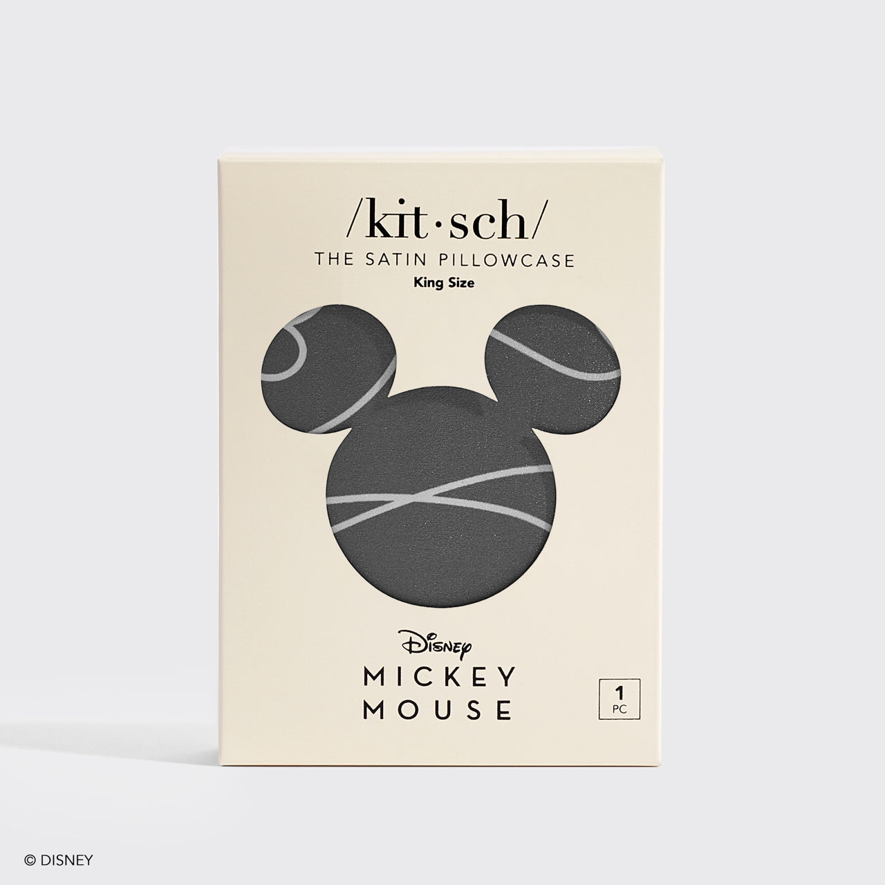 Kitsch x Mickey y Minnie funda de almohada de satén Mickey Laberinto - King