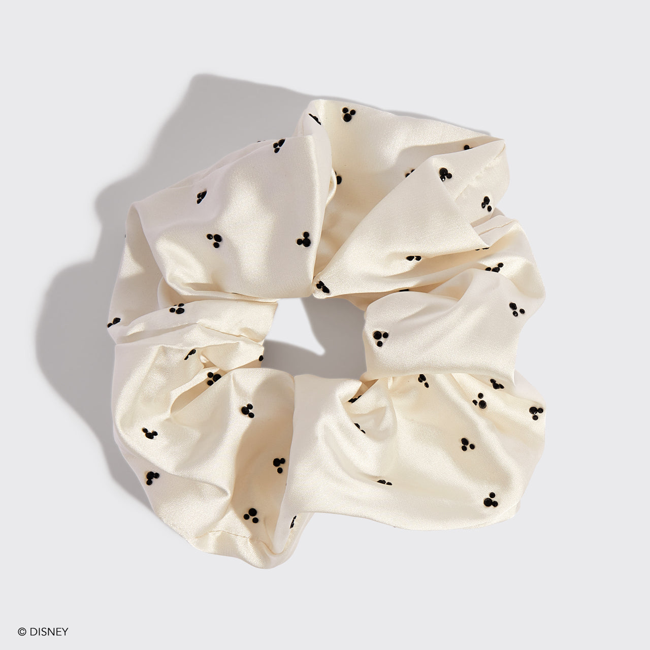 Kitsch x Mickey e Minnie - Scrunchie con strass - Crema