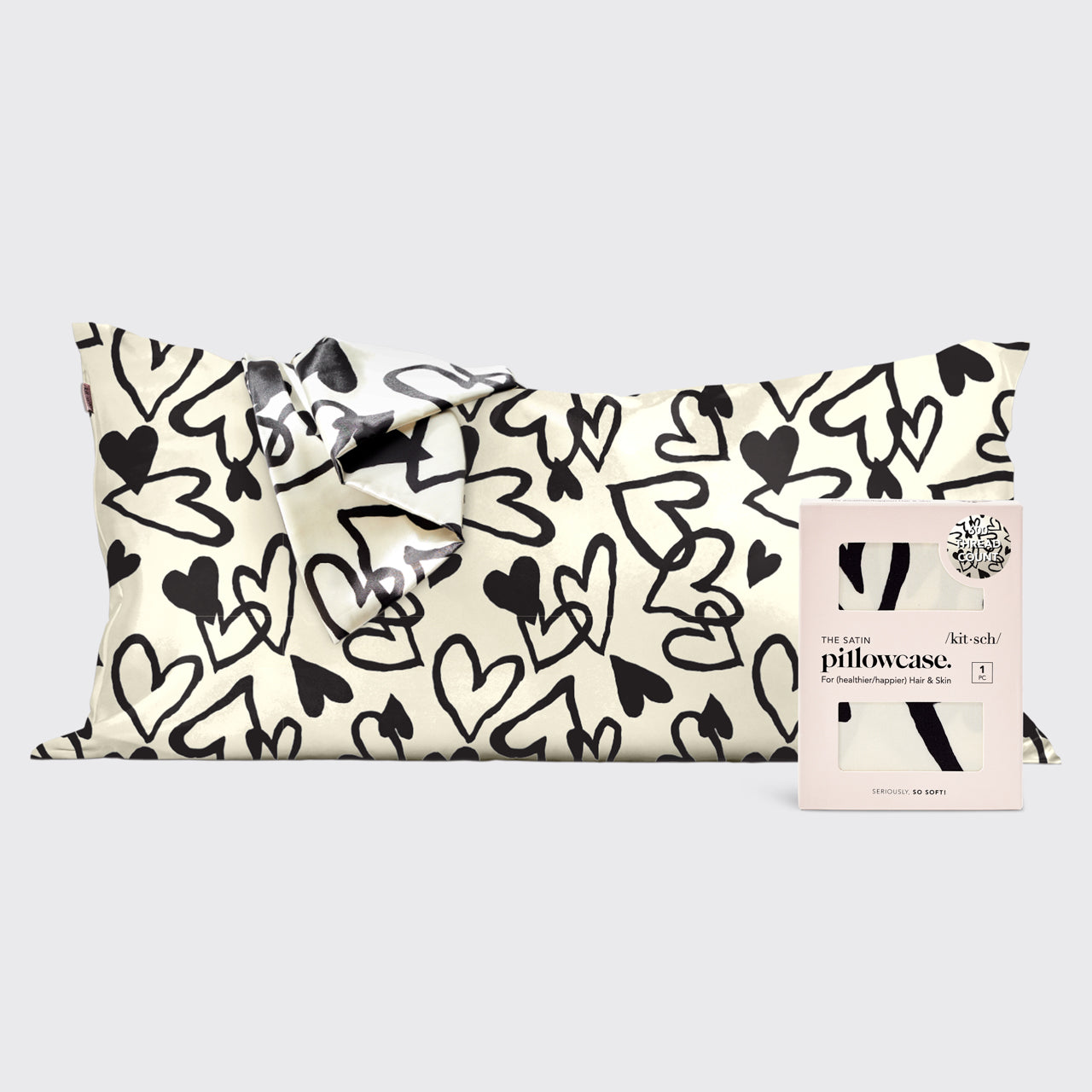 Federa in raso Cuore - King