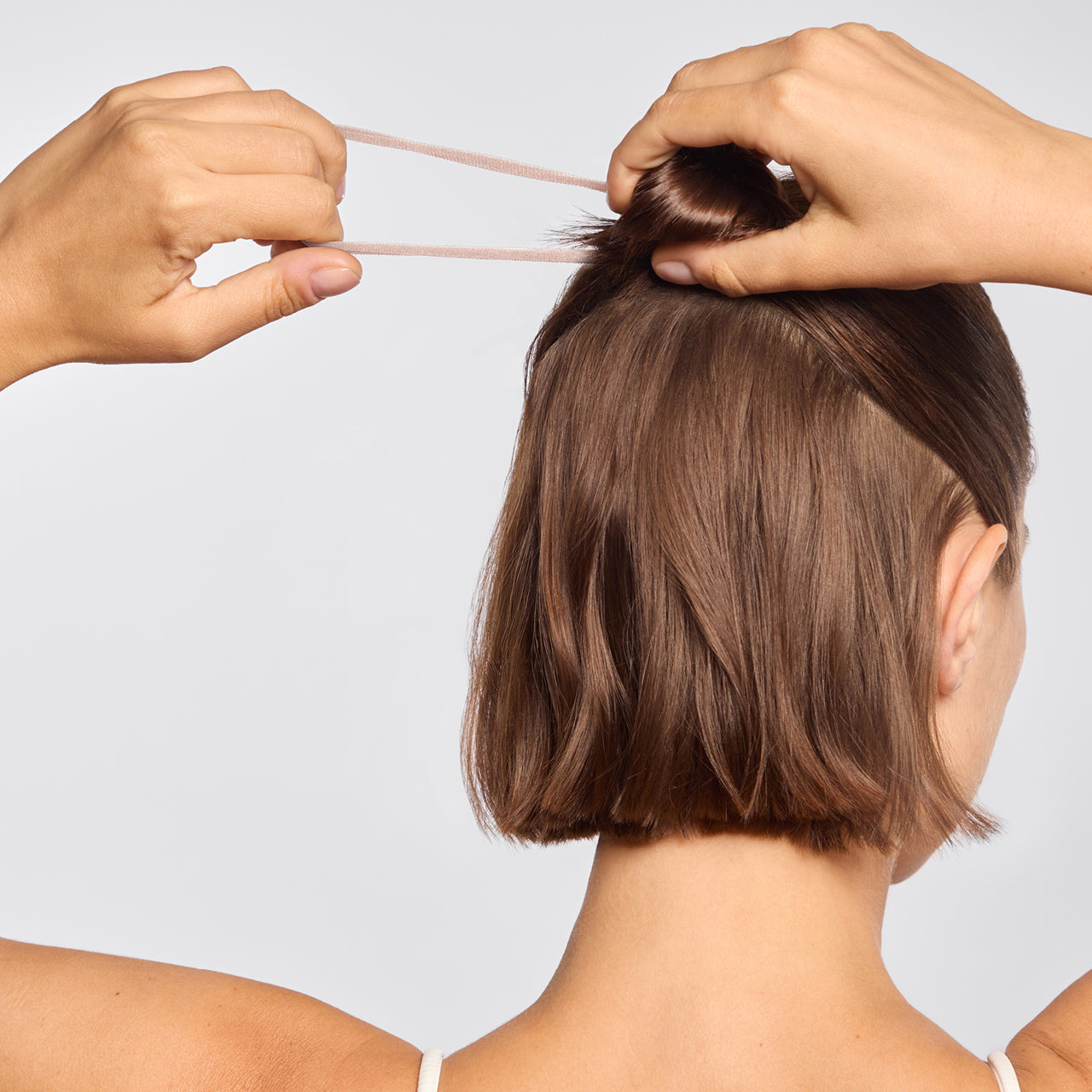 Naadloze Haar Elastiek 8-Delige Set Rozenhout