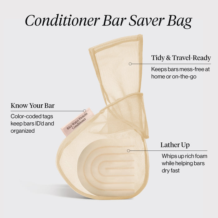 Kitsch Bar Saver Bag - RICE WATER PROTEIN Conditioner