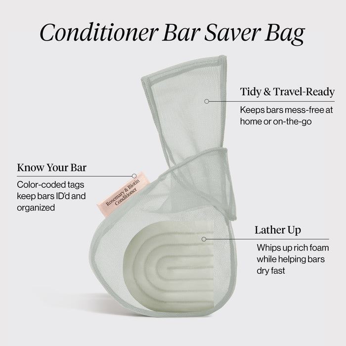 Kitsch Bar Saver Bag - ROSEMARY & BIOTIN Conditioner