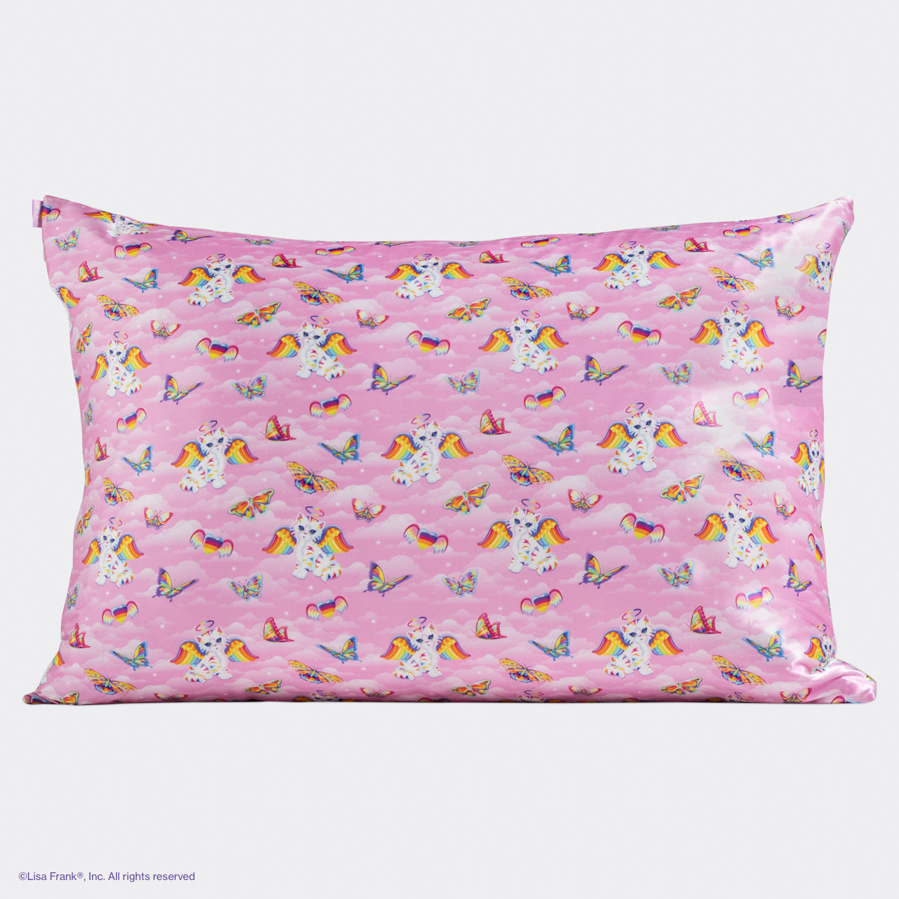 Lisa Frank x Kitsch Satin Pillowcase in Angel Kitty™