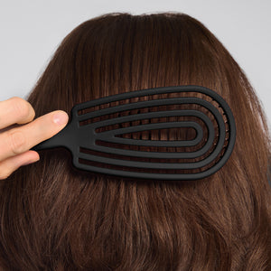 Brosse démêlante flexible noir