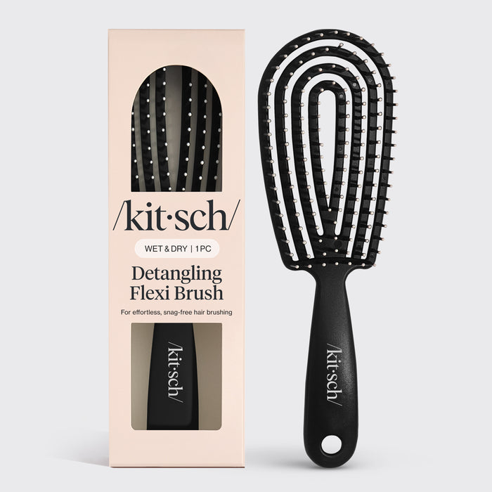 Spazzola flessibile districante nera