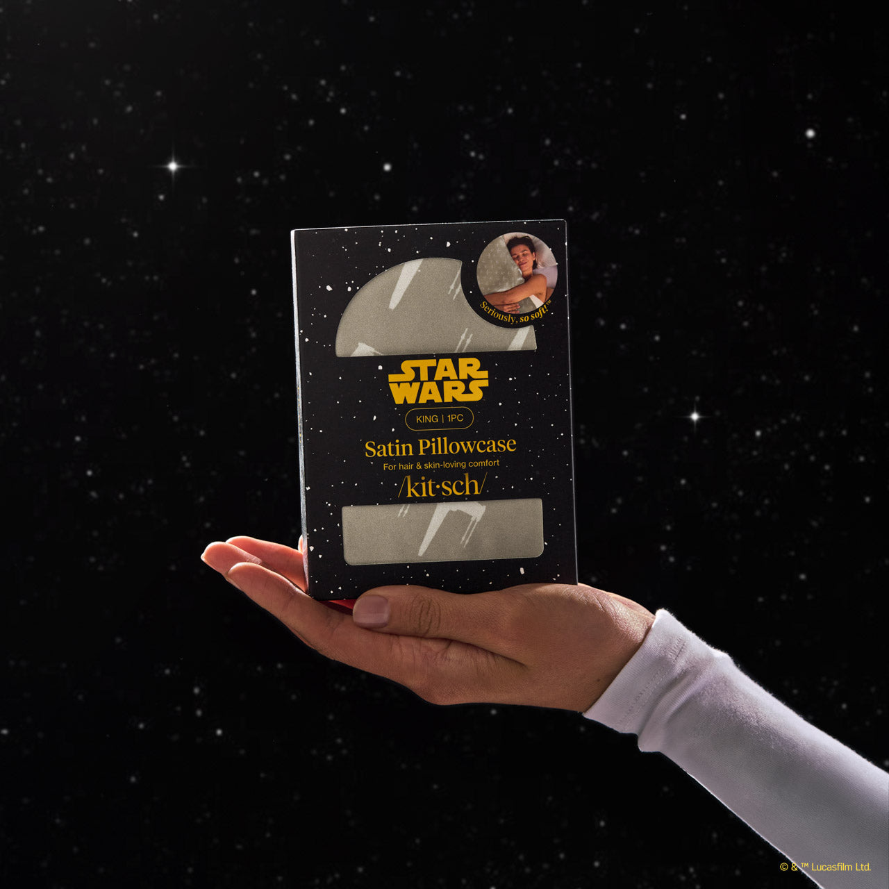 Star Wars™ & Kitsch Taie d'oreiller en satin Rebel Alliance - King