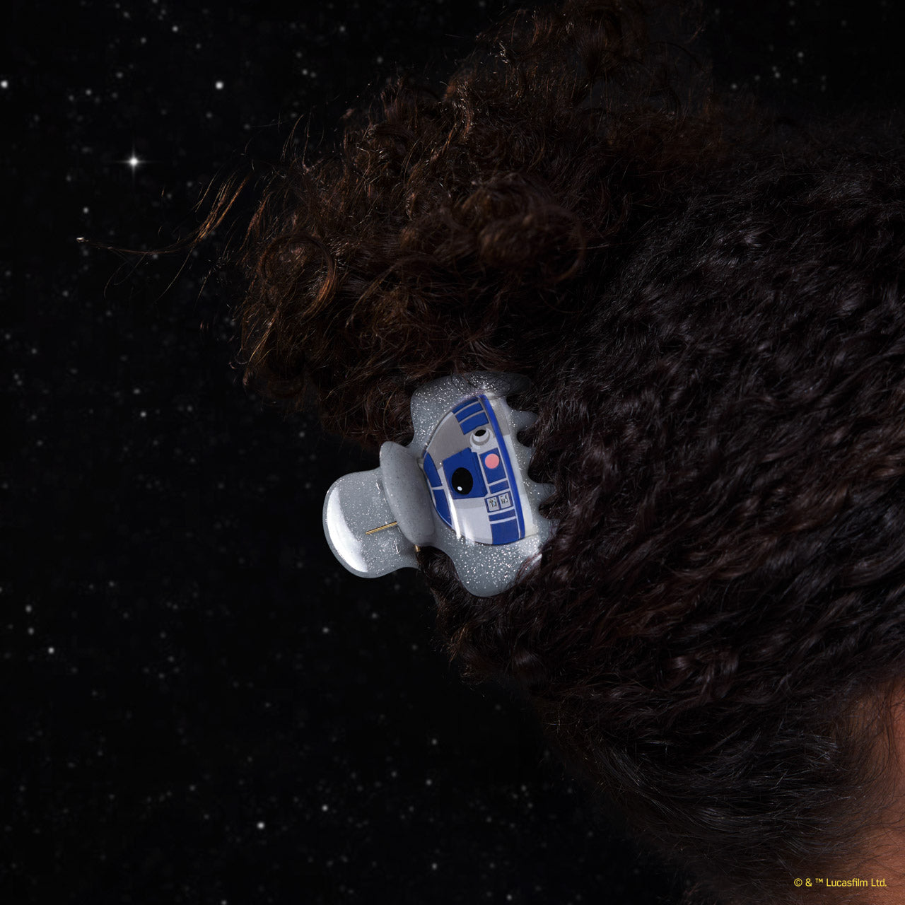 Star Wars™ & Kitsch Pinza Nube con purpurina de R2-D2