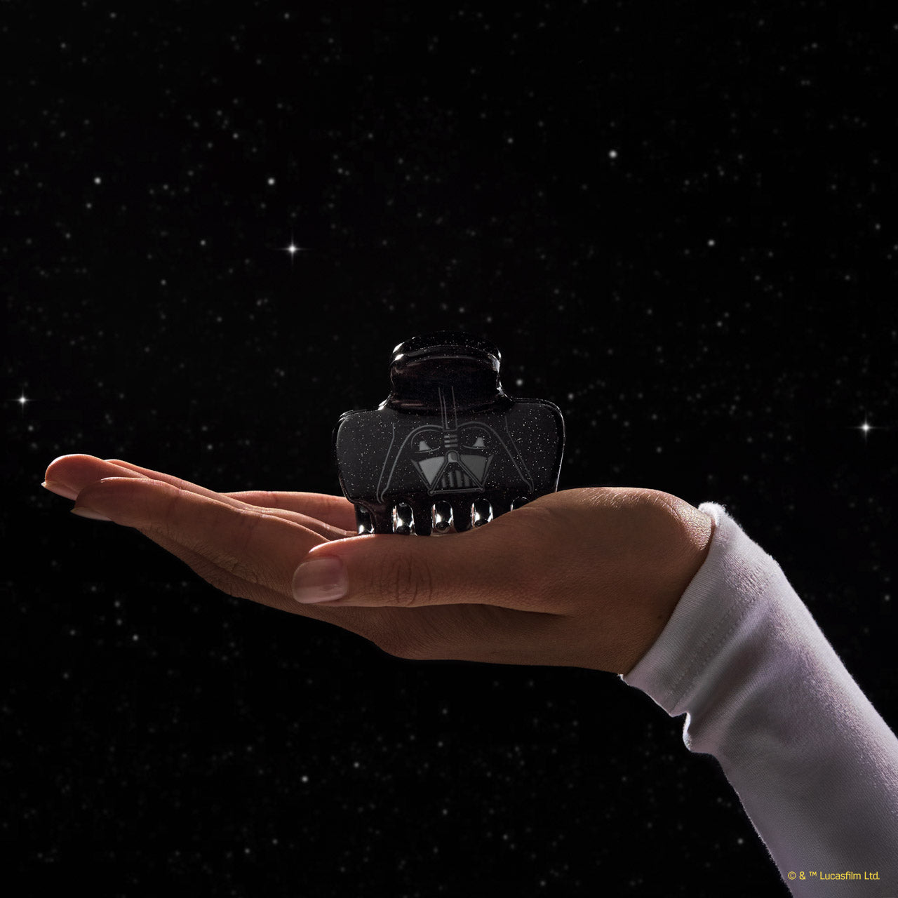 Star Wars™ & Kitsch Pinza Nube con purpurina de Darth Vader