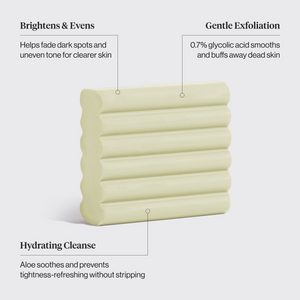 Nettoyant exfoliant pour le visage et le corps à l'acide glycolique