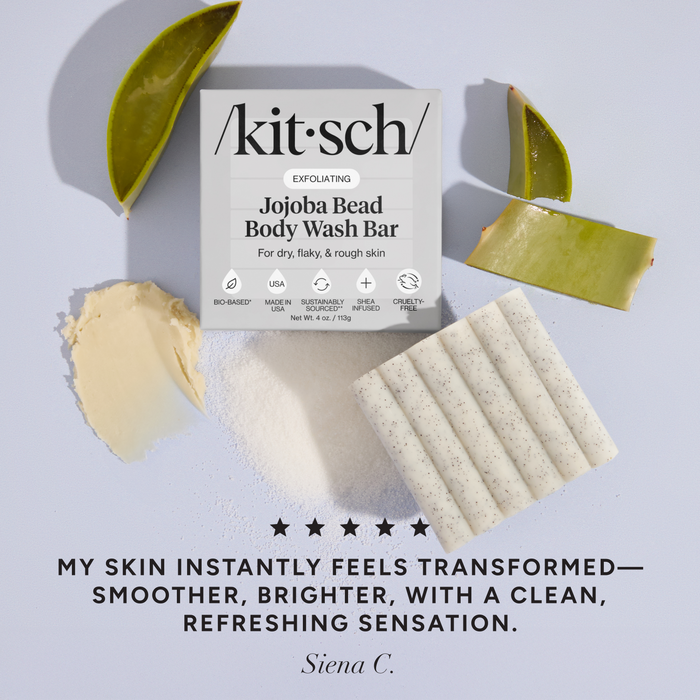 Barretta esfoliante per il corpo alle perle di jojoba