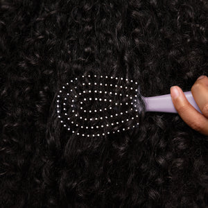 Soft Violet Detangling Flexi Brush - Mini