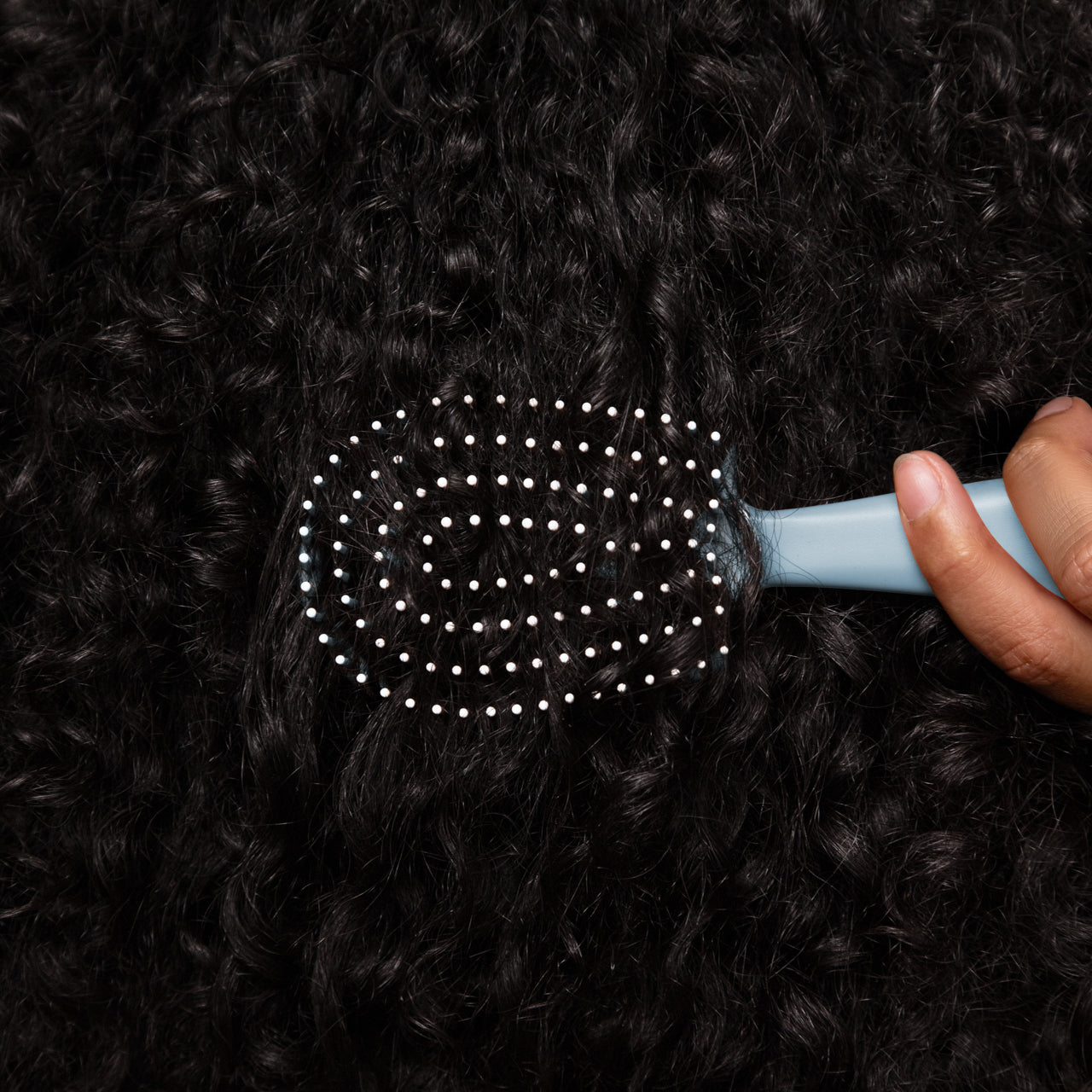 Haze Blue Detangling Flexi Brush - Mini