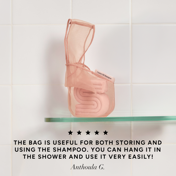 Sacchettino porta shampoo - Olio di ricino - Terracotta