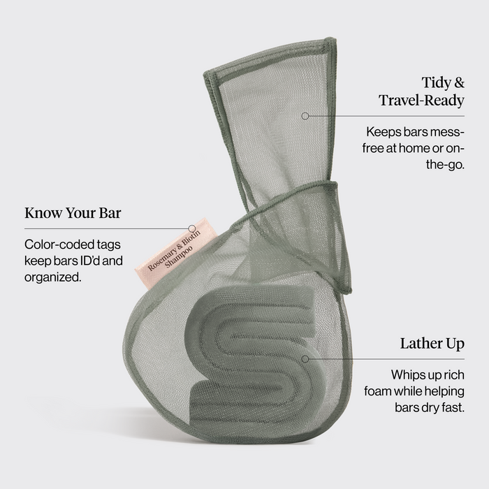 Rosemary & Biotin Shampoo Bar Saver Bag