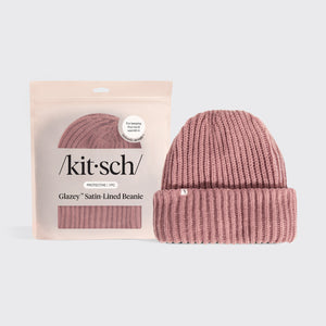 Glazey™ Satin-Lined Beanie - Blush