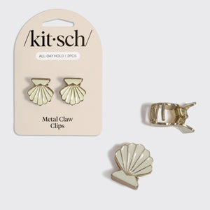 Included: Metal Clam Shell Hair Clip Set