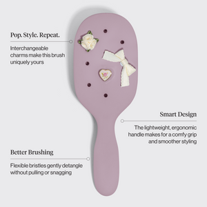 KitschPop™️ Paddle Brush in Soft Violet