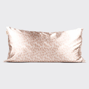 Funda de almohada de satén - Leopardo | King
