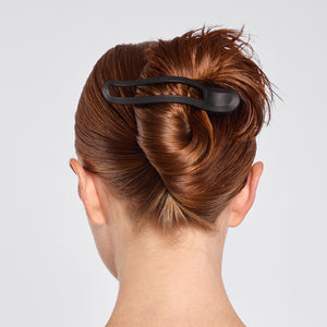 Flat Lay klo-klämma 2 st böjd - svart & tort