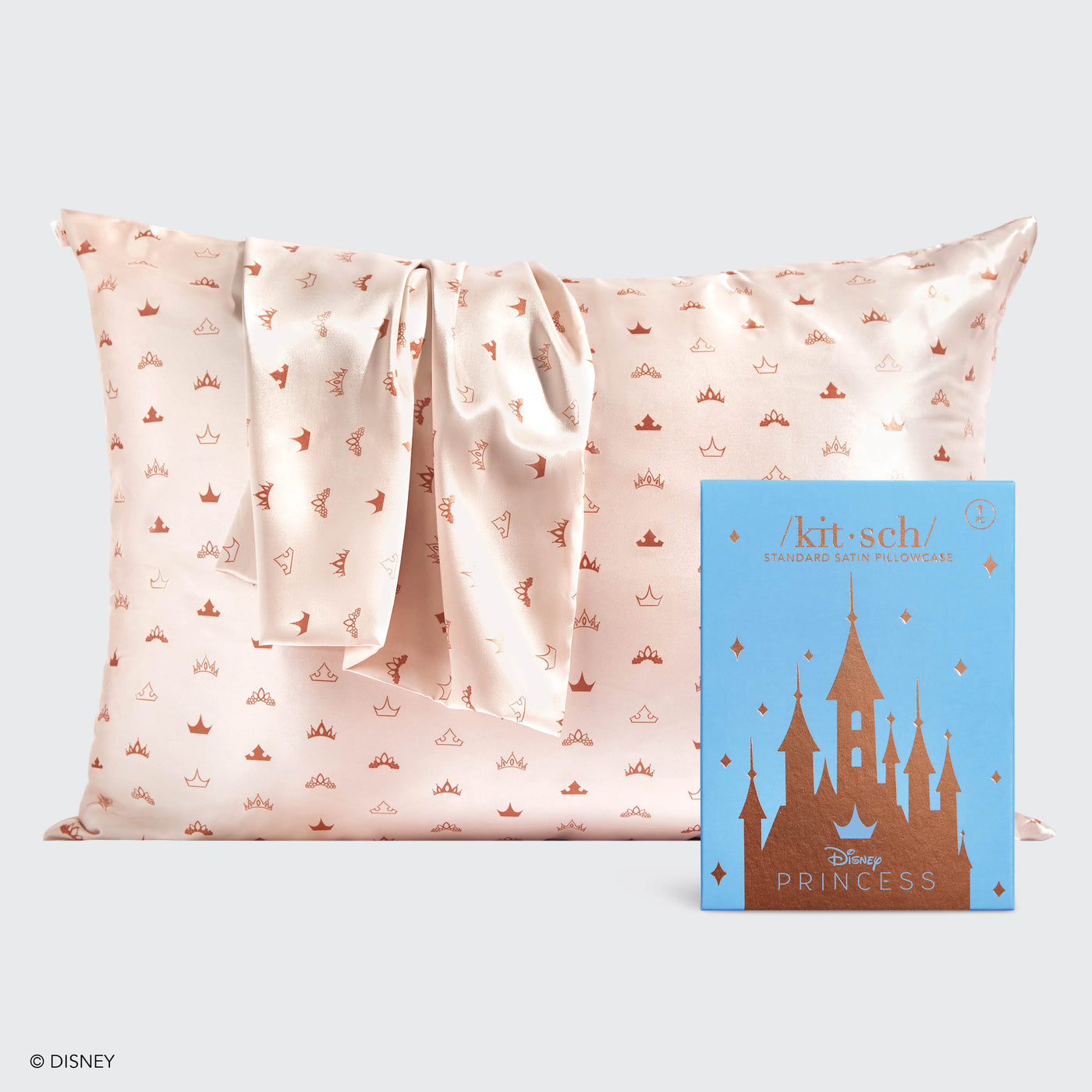 Taie d'oreiller en satin Kitsch & Disney - Couronne du désert