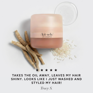 Volumizing Rice Protein Dry Shampoo Puff - Light