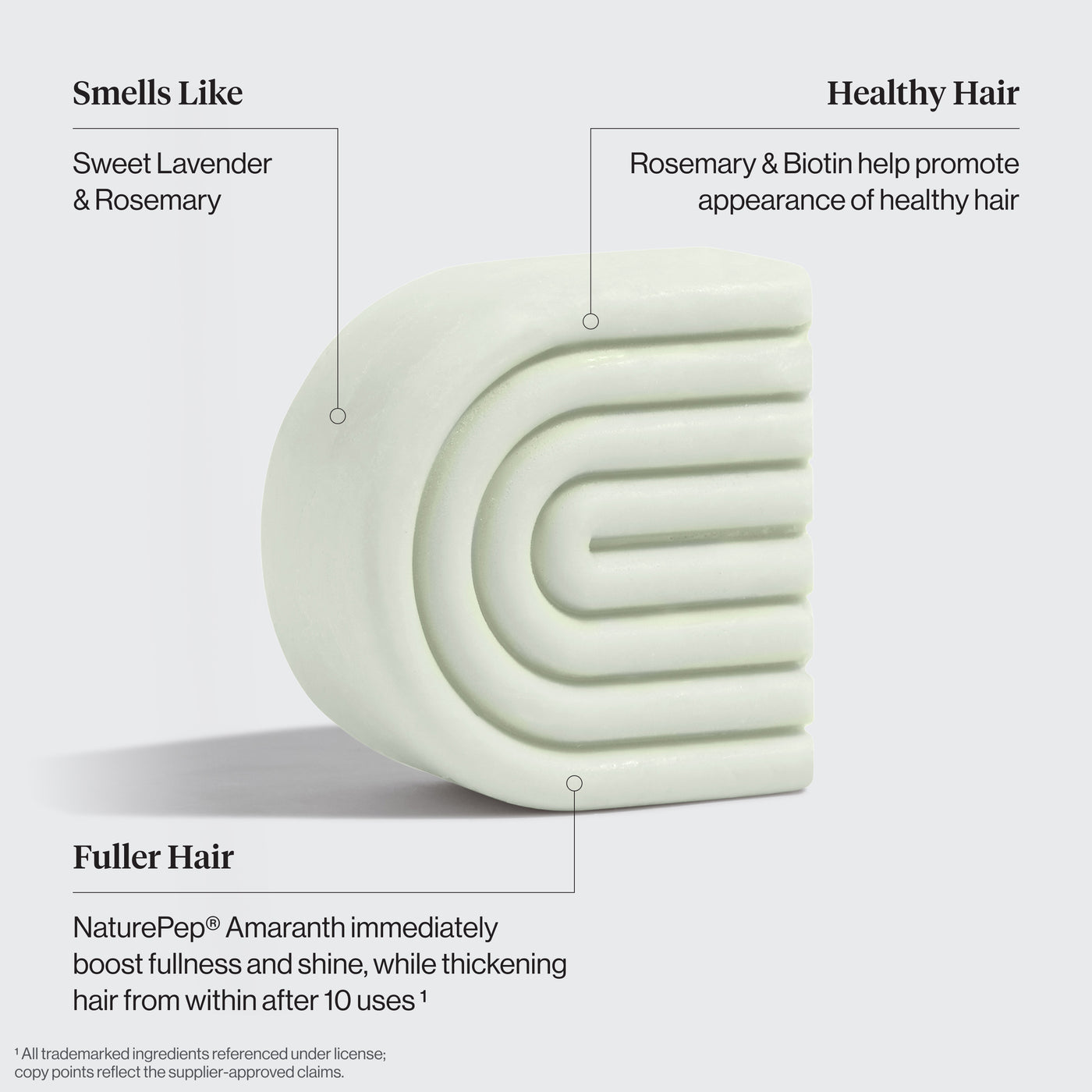 Barretta di balsamo volumizzante al rosmarino e biotina