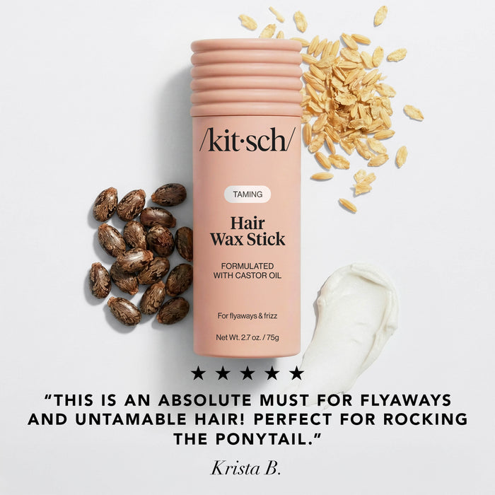 Bâton de cire pour cheveux à l'huile de ricin