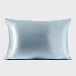 Satin Pillowcase in Haze Blue