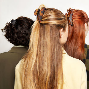 Medium Kloklipp 2 st Set - Svart & Tort