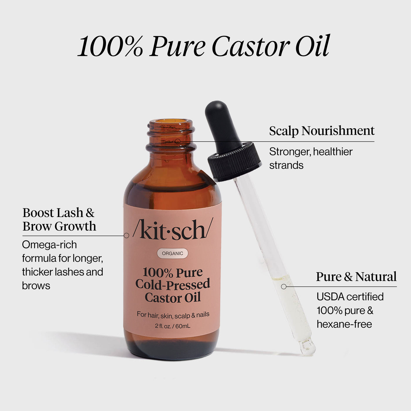 100% ricinusolie - 2oz