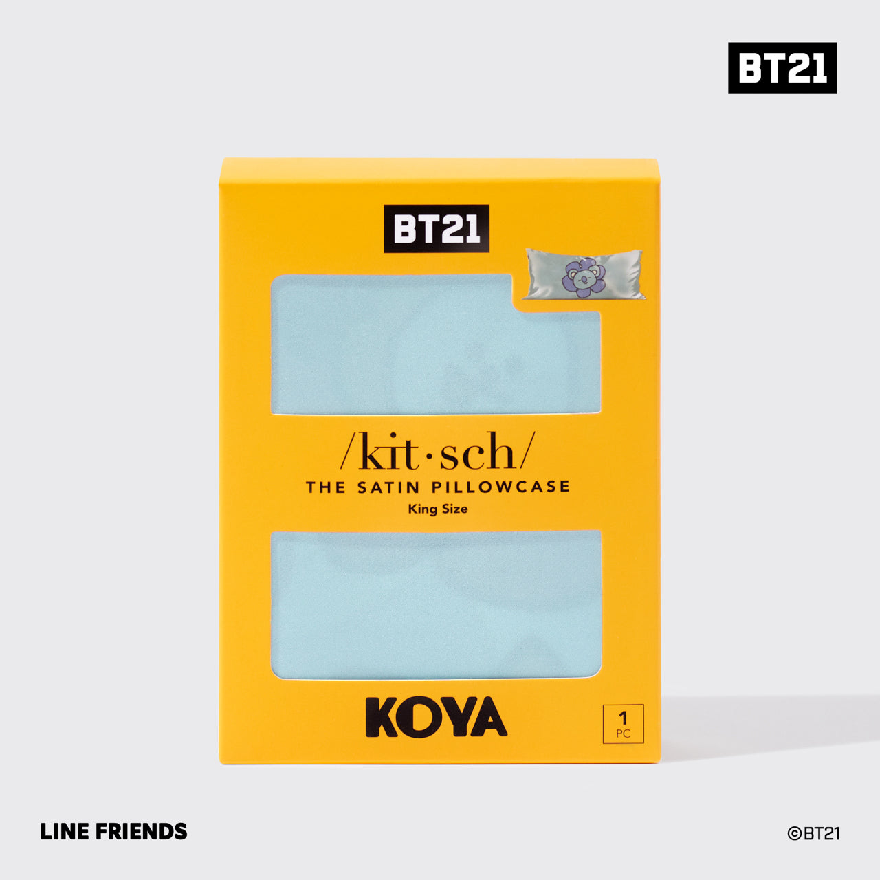 BT21 x Kitsch federa in raso - KOYA | King
