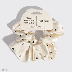 Kitsch x Mickey e Minnie - Scrunchie con strass - Crema