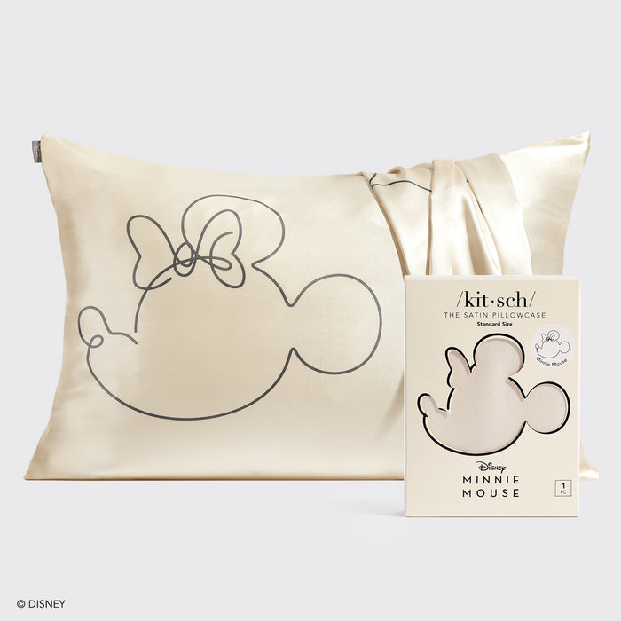 Kitsch x Mickey and Minnie Satin Pillowcase in Mrs. Mouse