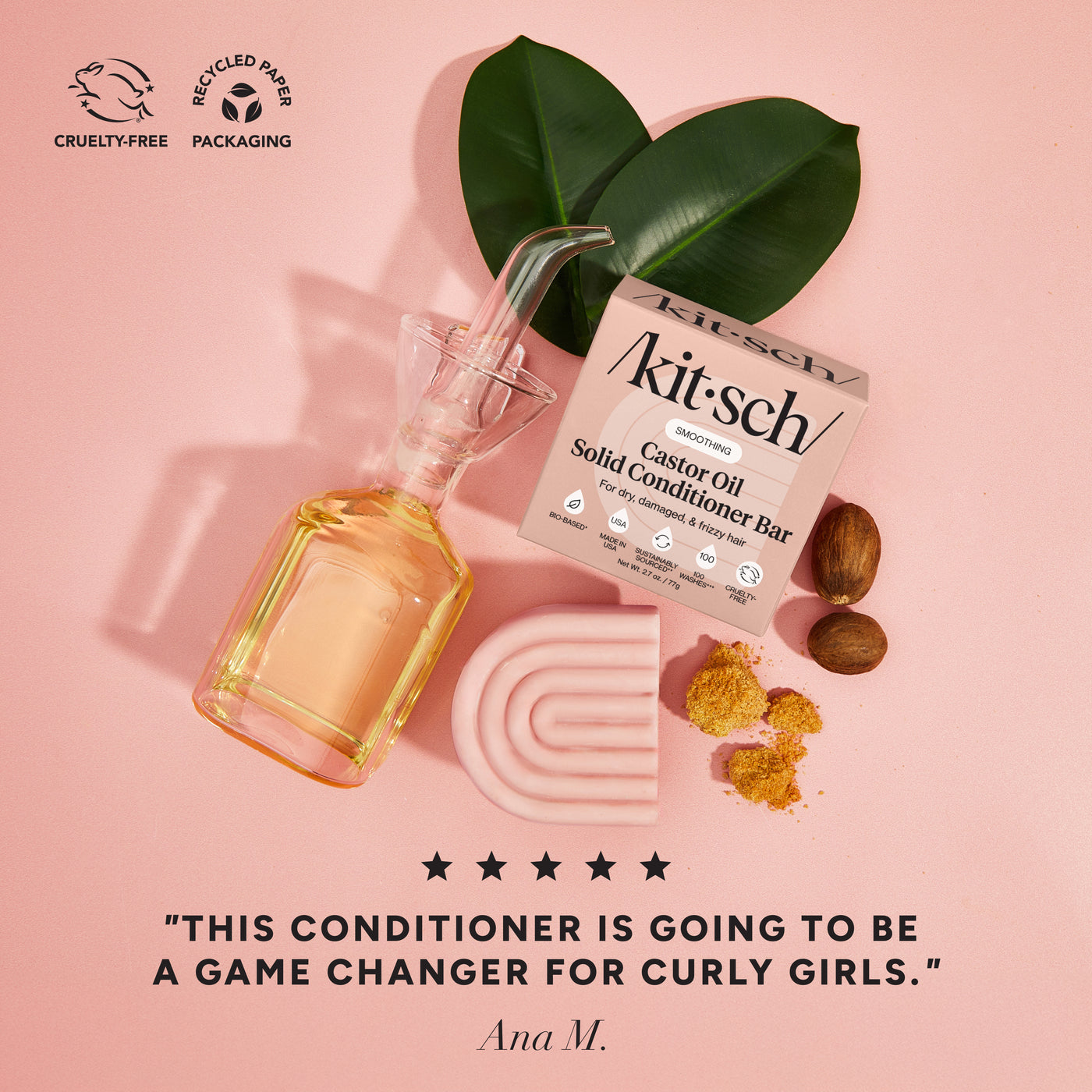 Shampoo e balsamo nutrienti all'olio di ricino