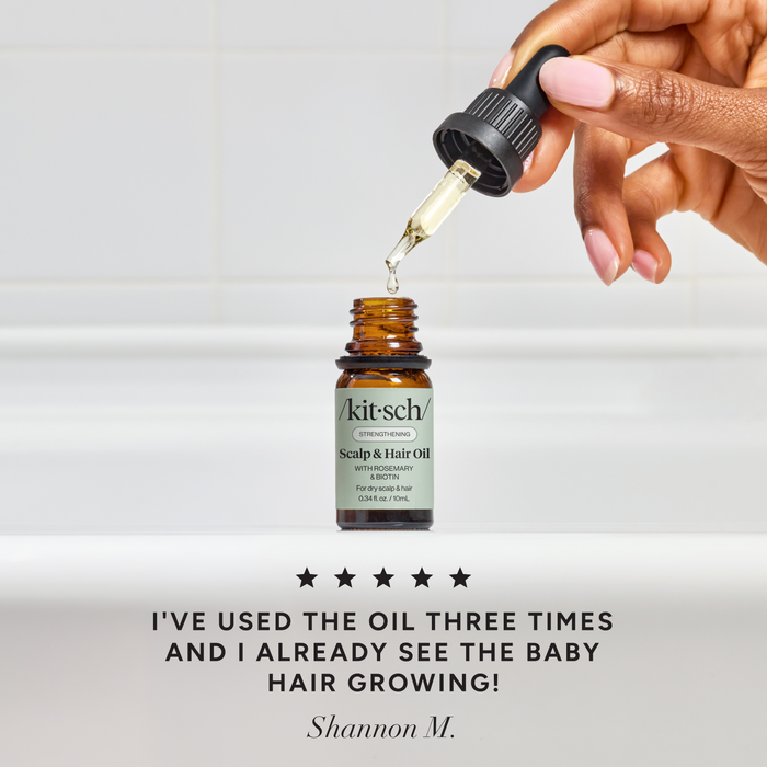 Mini oljeprov för hårbotten och hår