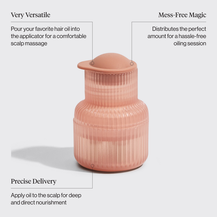 Aplicador de aceite para el cuero cabelludo
