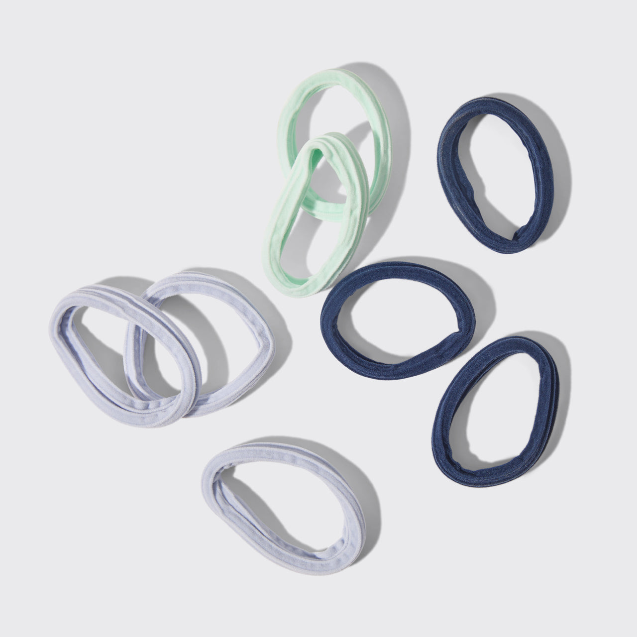 Set di 8 pezzi di elastici per capelli senza cuciture Garden Bouquet