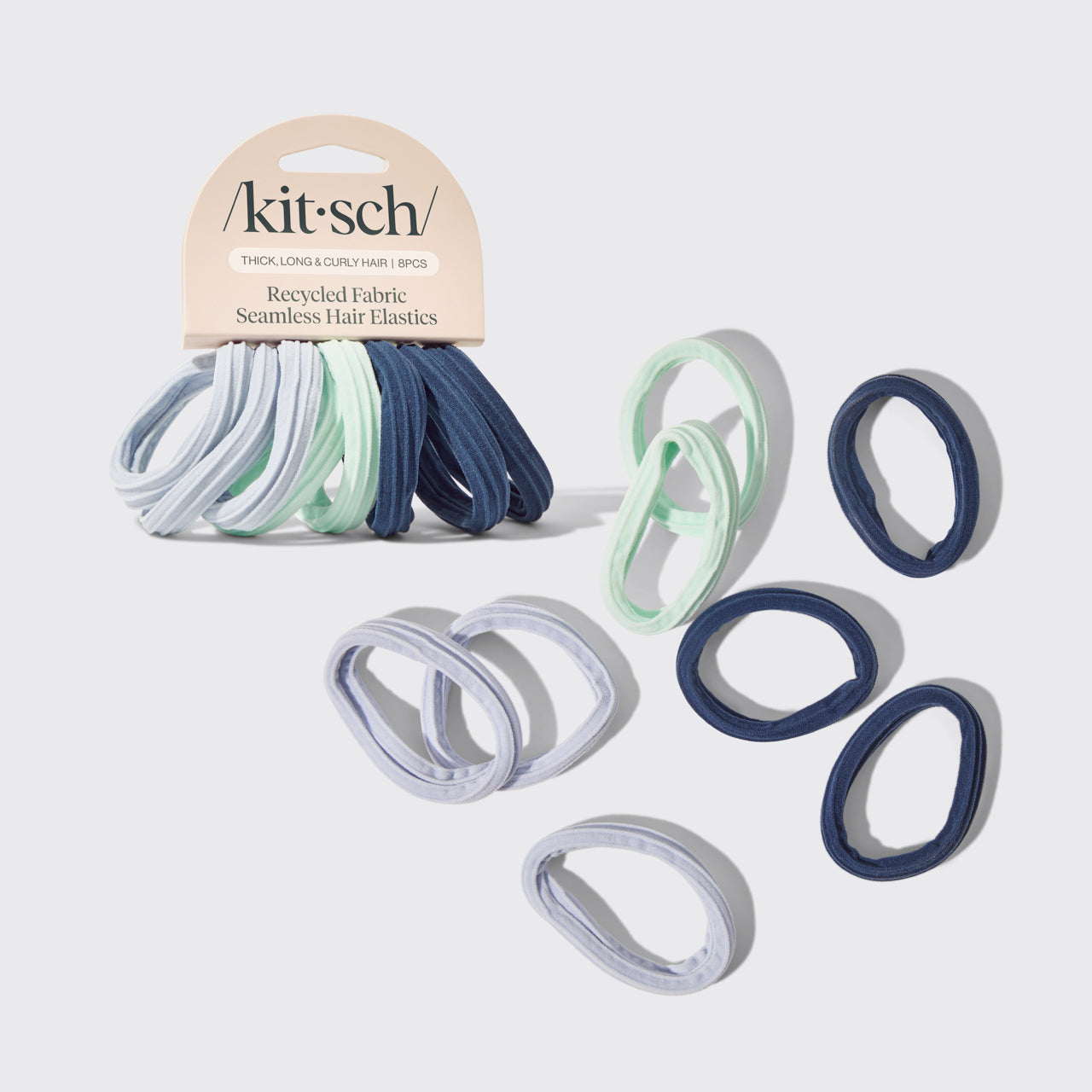 Set di 8 pezzi di elastici per capelli senza cuciture Garden Bouquet