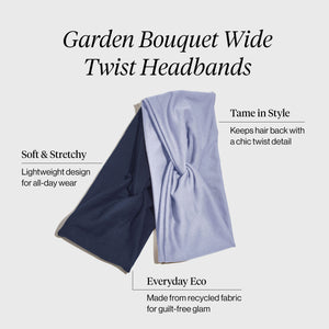Stretchy Twist Hoofdbanden 2 stuks - Tuin Boeket