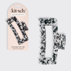 Eco-vriendelijke Jumbo Open Shape Claw Clip - Zwart