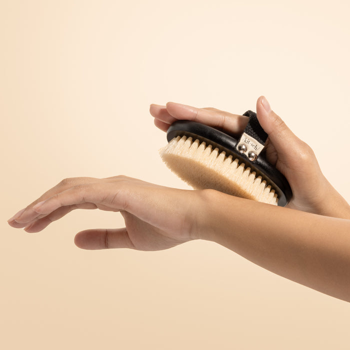 Torrborste för kroppen