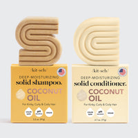 Shampooing et conditionneur à l'huile de coco pour cheveux secs et abîmés