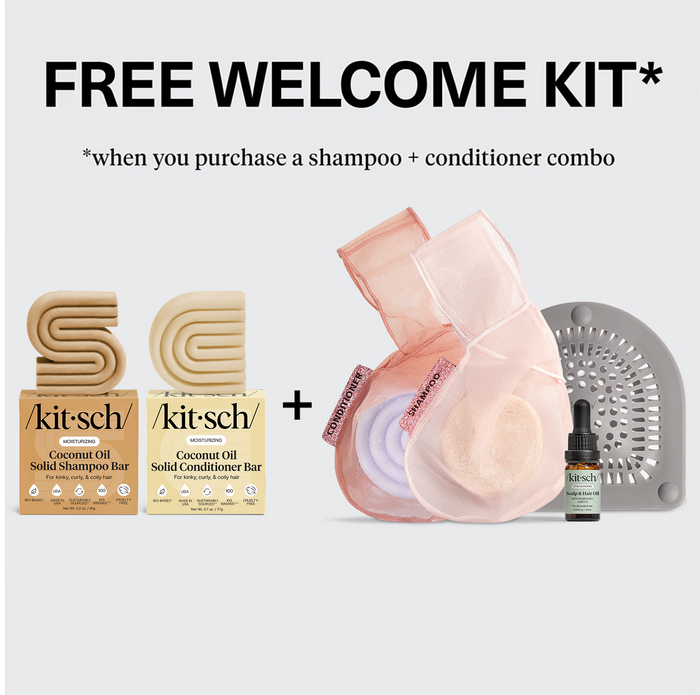 Winter Welcome Kit Coconut Oil Shampoo & Conditioner Bar Combo for Dry Damaged Hair